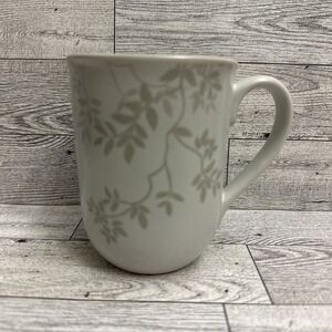 GIBSON Elite Coffee Mug Leaves Stoneware 12 0z Greige Interior Replacement‎ Tea